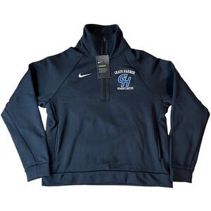 Nike Therma All Time‎ Mock Training Half Zip Jacket Women's Small Black NWT